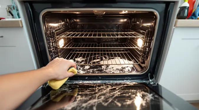 cleaning oven 2 Blackfoot Deep Cleaning Services