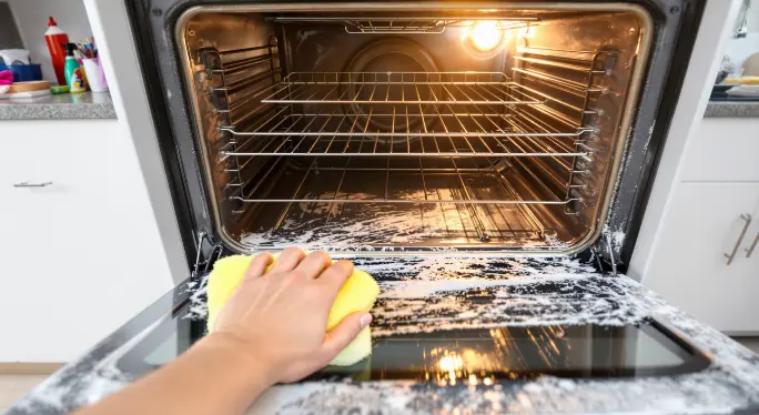 cleaning oven 3 Rexburg Moving Cleaning Services